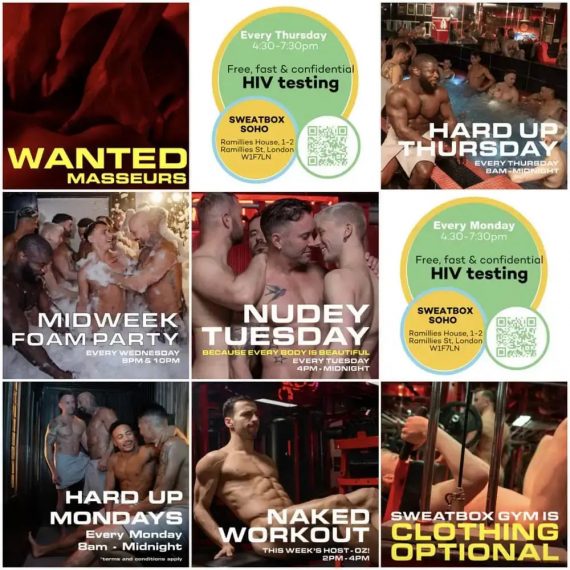 Gay men's saunas in London