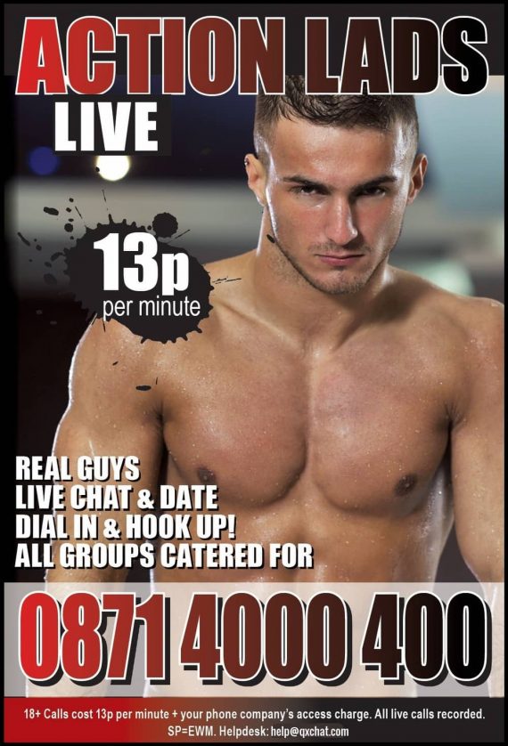 Action Lads is one of the best chat line services in the UK.